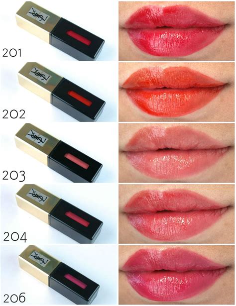 swatch ysl water stain|YSL matte lip stain.